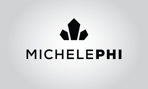 MichelePhi logo with a vertical layout.